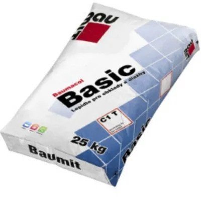 AKCE BAUMIT Baumacol Basic C1T lepidlo 25kg (54) - Suché směsi a stavební chemie lepidla