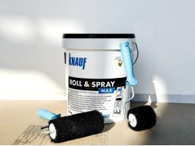 KNAUF ROLL a SPRAY MAX stěrka pro finální úpravu stěn a stropů 25kg